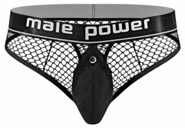 Male Power Cock Pit Ring Thong Underwear Removable Pouch Breathable Mesh - £18.94 GBP