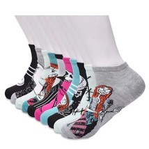 Disney Womens Nightmare Before Christmas Love Is Ali No Show Socks 10-Pack Size - £11.87 GBP