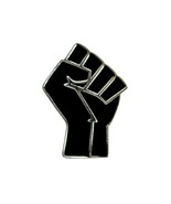 RAISED FIST PIN Black Lives Matter BLM Lapel Badge Resistance Resist Sol... - $130.10 MXN+