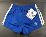 Adidas Trifoglio Giovani M (24-26) Blu Nylon Pantaloncini Corsa Bianco R... - $46.40