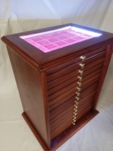 Coins &amp; More WOOD Coins &amp; More Mahogany Color Drawers 15 Medal Coins-
show or... - £383.63 GBP