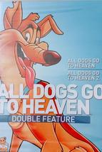 All Dogs Go To Heaven Movies 1 and 2 Double Feature DVD Buy One 2nd Ships Free - £7.95 GBP