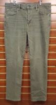 NEW Men&#39;s AE Airflex+ Slim Fit Jeans American Eagle Olive Green 34x30 $49.95 - $39.59