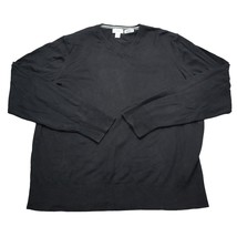 Old Navy Shirt Mens XL Black Sweater V Neck Pullover Golf Winter  - $18.69