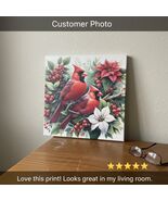 Diamond Painting Kit, Full Drill Round Cardinal 12x12 Inch, 5D DIY Art f... - $12.22