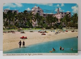 Nassau Bahamas Sheraton Beach Colonial Hotel and Beach Lydwig Photo Postcard B10 - £5.49 GBP