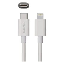 JENSEN JU832CL6V Charge and Sync USB-C to Lightning Cable, 6 Ft. - $40.86