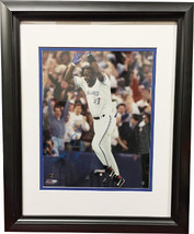 Joe Carter signed Toronto Blue Jays 16X20 Photo Custom Framed (1993 World Series - £106.19 GBP