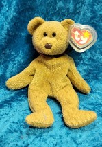 Ty Beanie Babies Curly The Bear Plush Toy - 4052 with Tag Protector - $4.99