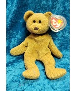 Ty Beanie Babies Curly The Bear Plush Toy - 4052 with Tag Protector - $6.81 CAD