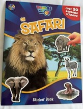 Baby Animals On Safari Soft Cover Sticker Book (Over 50 Reusable Stickers) - £7.57 GBP