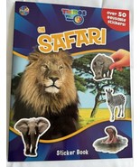 Baby Animals On Safari Soft Cover Sticker Book (Over 50 Reusable Stickers) - £7.50 GBP