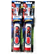 2 Pack Spinbrush Marvel Spider-man Kids Powered Toothbrush Soft - €22,39 EUR