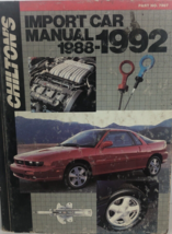 Chilton&#39;s Import Car Manual 1988-1992 Models Imported to US Canada Part ... - £11.39 GBP
