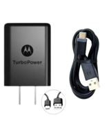 Motorola USB Travel Turbo Power Charger Adapter 15W USB C Cable for Droi... - €6,99 EUR