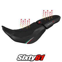 Ducati DesertX 2022-2024 Ultragrip Comfort Heated Seat Cover Tappezzeria Black - £472.84 GBP