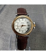 Vintage EDISON Watch Womens Gold Tone Stainless Steel Classic Easy Reade... - £11.91 GBP