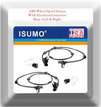 2 xABS Wheel Seed Sensor Rear L&amp;R W/Connector Fits:Armada 13-15 Pathfinder 14-15 - £24.38 GBP