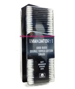 NEW MANDATORY MEN 1000 COTTON SWABS Buds Double Tip Makeup Applicator Fl... - $20.81 CAD