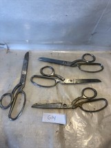 Lot Of 4 Heritage 208LR Utility Shear Scissors Metal Handles - £13.62 GBP