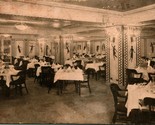 Vtg Postcard 1917 The Domino Room Interior Morrison Hotel &amp; Oyster House... - £4.70 GBP