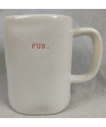 Rae Dunn Pink Period Fun Coffee Tea Mug Artisan Collection Typeset Magenta - $14.95