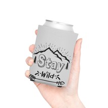 Nature-Inspired &quot;Stay Wild&quot; Can Cooler: Keep Your Drinks Cool in Style - £9.88 GBP