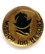 Mission Inn Resort &amp; Club Florida Pin Gold Tone Black Knight Logo Souven... - $238.69 MXN