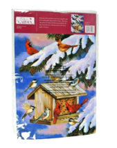 Erins Garden Winter Bird House Decorative Garden Flag (12.5&quot; x 18&quot;) New - £10.83 GBP