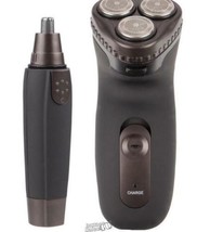 Vivitar-Grooming Kit (Black) Rotary Shaver and Ear/Nose Trimmer Compact Steel - £18.66 GBP