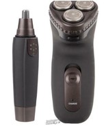 Vivitar-Grooming Kit (Black) Rotary Shaver and Ear/Nose Trimmer Compact ... - £18.66 GBP