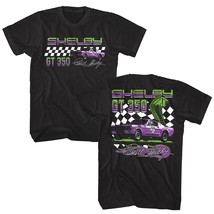 Shelby GT 350 Checkered Flag Men&#39;s T Shirt - $38.99+