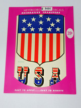 Meyercord Decals United States Shield and USA Decorative Vintage - £12.30 GBP
