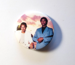 Miami Vice Tubbs Crocket Don Johnson Official Button Up Badge Pinback TV 1984 - £8.54 GBP