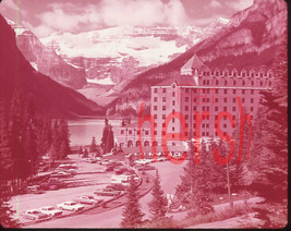 Vtg 1960&#39;s Chateau Banff Canada Lake Louise 35mm Slide Transparency - £4.60 GBP