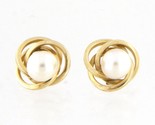 6.7mm Women&#39;s Earrings 14kt Yellow Gold 379563 - $199.00