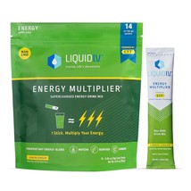 Liquid I.V. Hydration + Energy Multiplier - Lemon Ginger - Hydration Powder Pack - £39.86 GBP