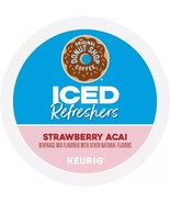 ORIGINAL DONUT SHOP STRAWBERRY ACAI ICED REFRESHERS KCUPS 10CT - $17.62