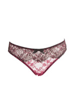 Agent Provocateur Womens Briefs Elegant Solid Floral Purple Size S - £65.62 GBP