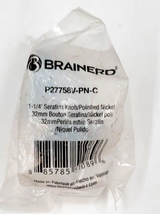 Brainerd Serafina Polished Nickel Octangular Cabinet Silver Knob P27758V... - $8.00