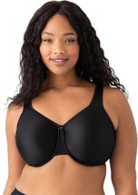 Wacoal #855192 Basic Beauty Full Figure, Seamless Bra 42DD Black Underwi... - $39.60