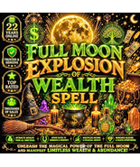 1000X COVEN MAY FLOWER FULL MOON WEALTH EXPLOSION ADVANCED HIGH MAGICK  - $299.77