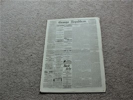 Geauga Republican, Wednesday, May 24, 1882- Chardon, Ohio Newspaper. - £14.83 GBP