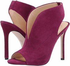 New Jessica Simpson Purple Suede Peep Toe Stiletto Pumps Size 8 M $110 - £56.46 GBP