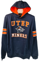 Colosseum Youth UTEP Miners Wrangler Pullover Hoodie NAVY - LARGE 16-18 - £21.91 GBP