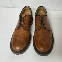 Vintage 1990’s J Crew Men’s Chunky Lug Sole Leather Oxford Shoes Size 10.5 - $1,302.88 MXN