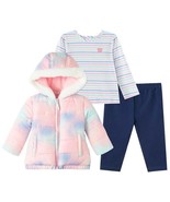 Little Me  3-piece Set, (pants ,top jacket) Pink Girls Toddler Sz 12M NWT - $18.01