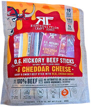 Righteous Felon O.G. Hickory Beef Stick &amp; Cheddar Cheese 10 Ct x 1.75 Oz... - $33.72