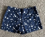 Khakis by Gap Summer Shorts Womens Size 00R Navy Polka Dots Chino Mid Ri... - $10.39