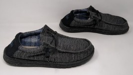 Hey Dude Mens Wally Stretch Loafer Lead Gray Black Size 11 110383408 - £34.33 GBP